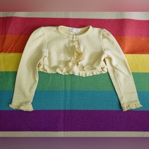 Yellow 3t Bolero Cardigan